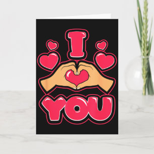Süßes Valentinsgeschenk Liebe Freundin Freund Karte