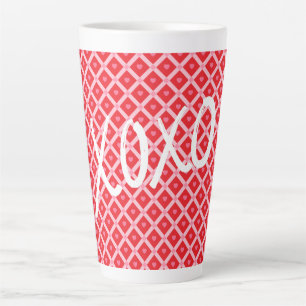 Süßes Valentinstag XOXO Milchtasse