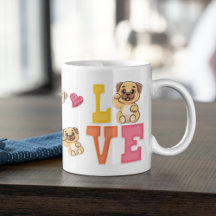 Süßes Valentinstags-Geschenk für Mops-Liebhaber