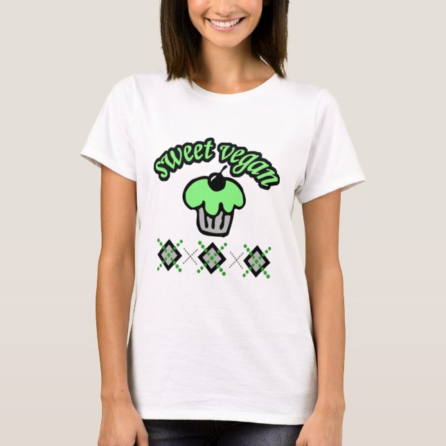 Süßes veganes T-Shirt (Vorderseite)