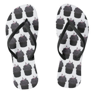 Süßes Verlobung Cupcake Flip Flops