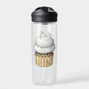 Süßes Verlobung Cupcake Trinkflasche