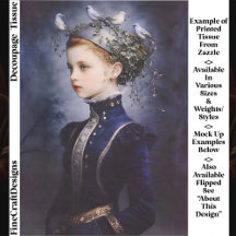 Süßes viktorianisches Mädchen, Efeu und Vögel FF5L