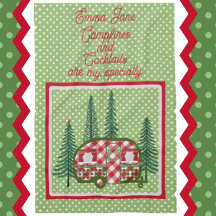 Süßes Vintage-Camper-Trailer-Urlaub