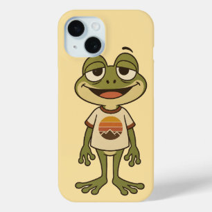 Süßes Vintage-Chill-Frosch-Sonnenuntergangs-Graphi Case-Mate iPhone Hülle