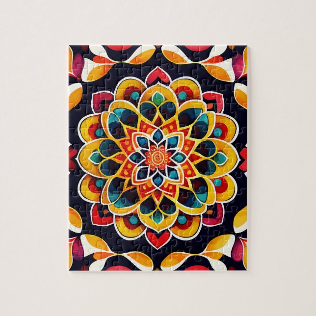 Süßes vintage Mandala (Vertikal)