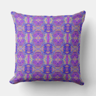 Süßes violettes Paisleymuster Kissen