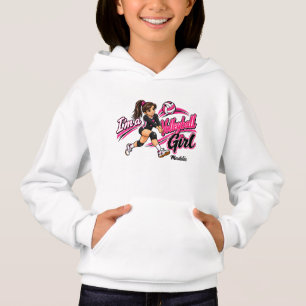 Süßes Volleyball Mädchen Hoodie
