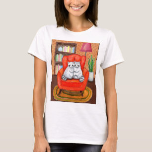 Süßes Waschbären-Pärchen kuschelt sich - einzigart T-Shirt