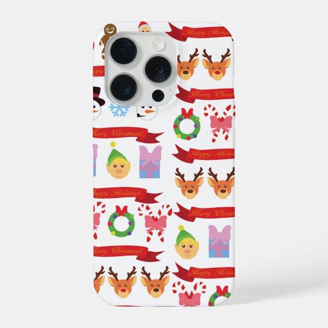 Süßes Weihnachten iPhone 15 Pro Hülle (Rückseite)