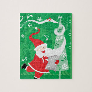 Süßes Weihnachten, singender und tanzender Weihnac