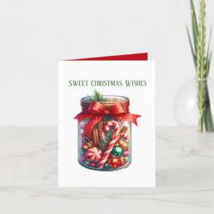 Süßes Weihnachten wünscht Bonbons hinzufügen
