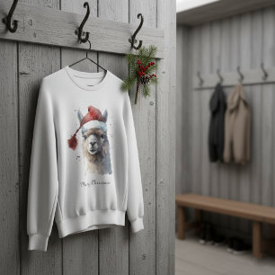 Süßes Weihnachts-Alpaka, individuell Sweatshirt