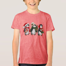 Süßes Weihnachts-Pinguin-Trio