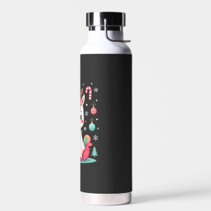 Süßes Weihnachts-Shirt Mädchen Frauen Xmas Einhorn Trinkflasche