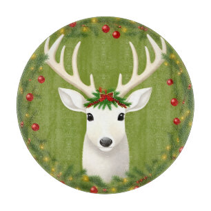 Süßes Weihnachtshirsch  Schneidebrett