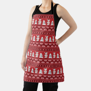 Süßes Weihnachtskuh-Schürze Schürze