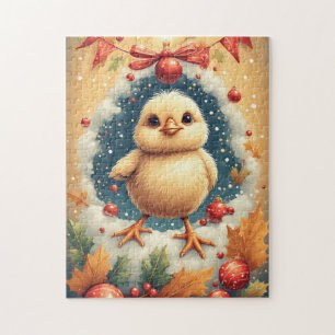 Süßes Weihnachtsküken
