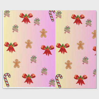 Süßes Weihnachtspapier Geschenkpapier