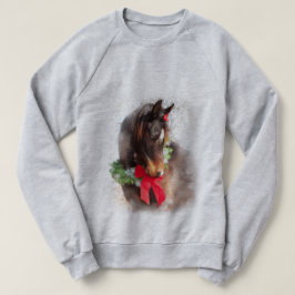 Süßes Weihnachtspferd Sweatshirt