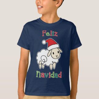Süßes Weihnachtsschaf – Frohe Weihnachten  T-Shirt
