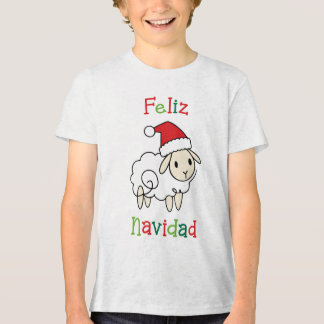Süßes Weihnachtsschaf – Frohe Weihnachten Tri-Blend Shirt