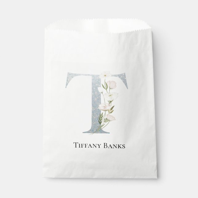 Süßes Weiß Geschenktütchen (Vorderseite)