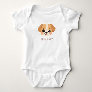 Süßes Welpen-Baby-Design Baby Strampler
