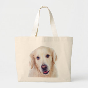 Süßes Welpen-Hund-Liebhaber-Geschenk Golden Retrie Jumbo Stoffbeutel