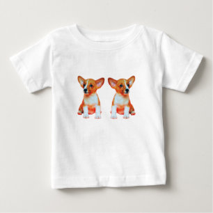 Süßes Welsh Corgi Hund Liebhaber Kinder T-Shirt