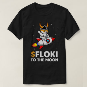 Süßes Weltraum-Hund-Raketen-Meme-Design T-Shirt