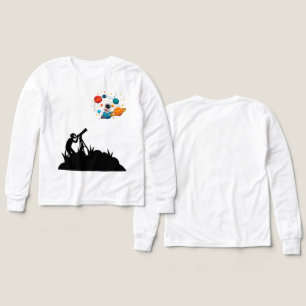 Süßes Weltraum-Kinder-T-Shirt