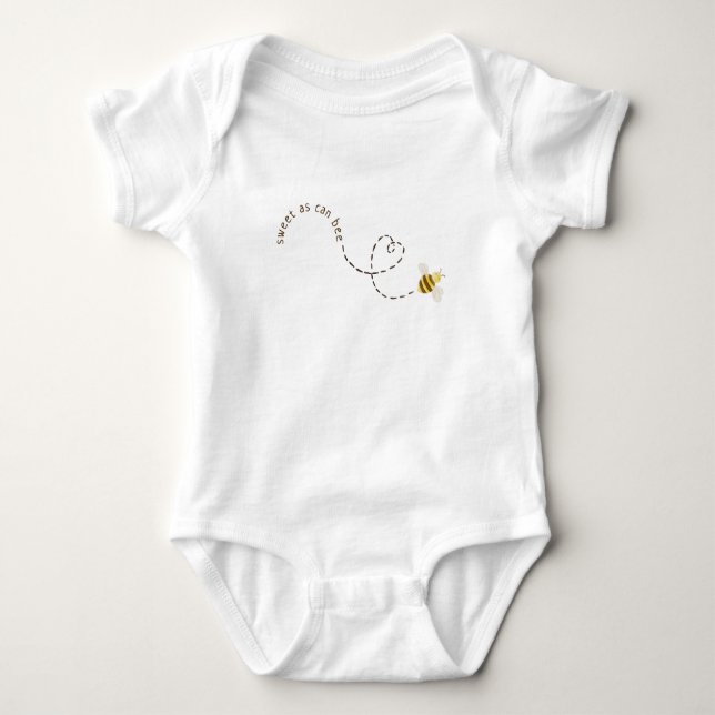 Süßes wie Bienenkraut Baby Strampler (Vorderseite)