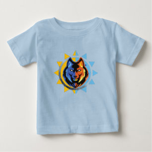Süßes Wolf-Baby-T-Shirt Baby T-shirt