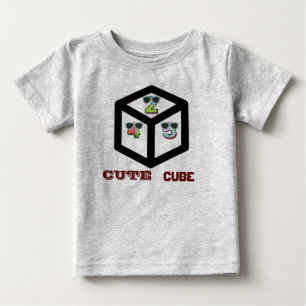 Süßes Würfel-T-Shirt Baby T-shirt