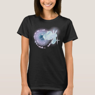 Süßes Y2K Glänzendes Ballon-Hasen-Magie-Sterne-T-S T-Shirt