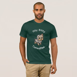 Süßes Yorkie-Shirt mit kurzen Ärmeln T-Shirt