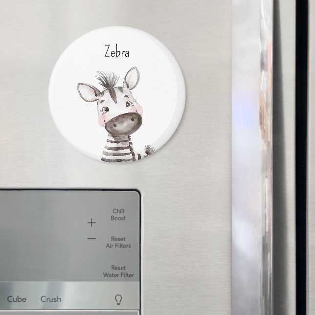 Süßes Zebra Tier Magnet (In Situ (Kühlschrank))