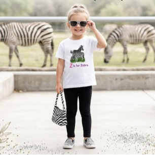 Süßes Zebra Trendiges Zoo-Tier T-Shirt