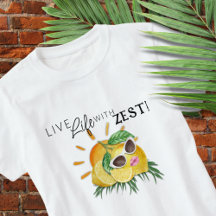 Süßes Zitronenschalen-T-Shirt