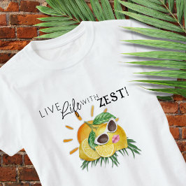 Süßes Zitronenschalen-T-Shirt T-Shirt