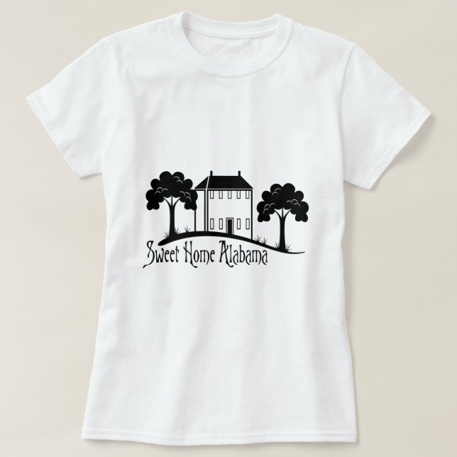 Süßes Zuhause Alabama T-Shirt (Design vorne)
