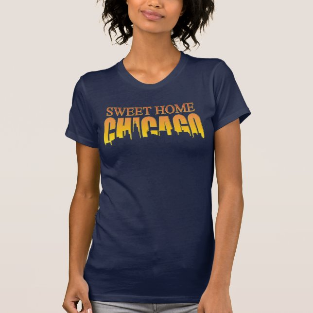 Süßes Zuhause-Chicago-T-Shirt T-Shirt (Vorderseite)