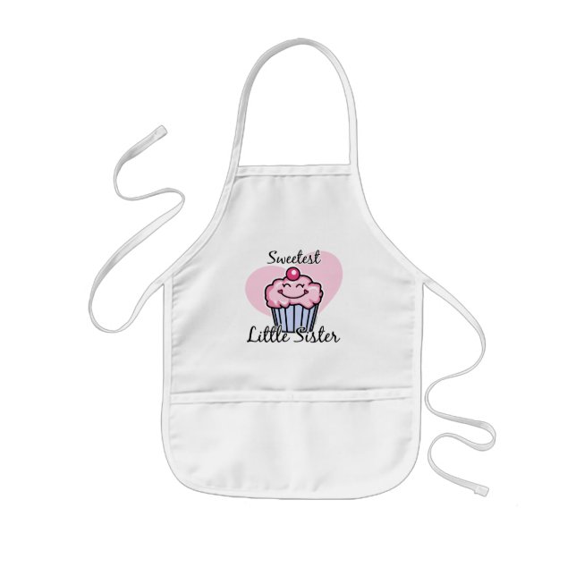Süßeste kleine Schwester Kinderschürze (Vorne)