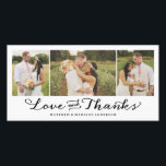 Süßeste Liebe | Hochzeitsdanken - Fotokarte Dankeskarte<br><div class="desc">Fotos mit freundlicher Genehmigung von ©Blush Fotografy</div>