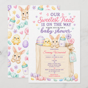 Süßeste Ostern-Baby-Party Einladung