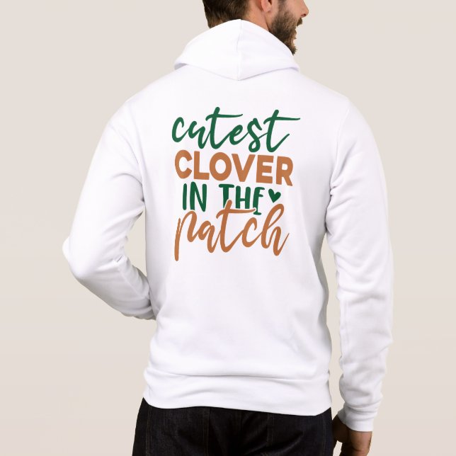 Süßester Klee im Patch St. Patrick-60863 Hoodie (Rückseite)