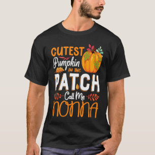 Süßester Kürbis im Flecken Ruf Mich Nonna Hallowee T-Shirt