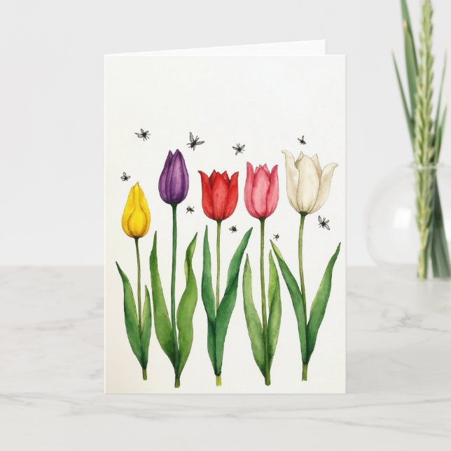 Süßester Mutter-Blumenstrauß-Tag Karte (Vorderseite)