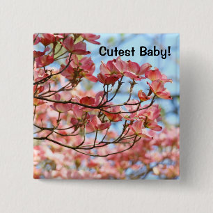 Süßestes Baby! Knöpfe Süßes Baby Floral Knopf Mütt Button